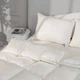 Одеяло пуховое MirSon Raffaello White №062 кассетное 90% пух Standart / 10% перо 140x205 см Зима (2200000075062) - изображение 8