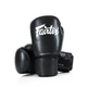 Боксерские перчатки Fairtex искусственная кожа 12 унций черные (658035) - изображение 8