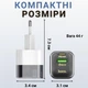 Зарядка для телефона 30w type c несколькими разъемами Hoco C131A блочок для быстрой зарядки тпс 30 вт - изображение 5