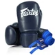 Боксерські рукавиці Fairtex BGV27 Blue 12 унцій + бинти в комплекті - изображение 1