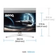 Монитор 27" BenQ EX271U, 4K UHD, IPS, 165Гцб 1ms, HDMI, DP, USB-C, HAS, Pivot, черно-белый - изображение 6