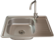 Кухонна мийка AQUAMARIN TRION 580-40 DurAlum (Сатин)+Змішувач - зображення 2