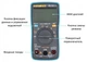 Мультиметр цифровой ZOTEK (RICHMETER) ZT102 RM102 AN8002, автовыбор, True RMS - изображение 3