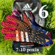 Вратарские перчатки Adidas Predator Pro 6 размер на 7-10 лет черные з розовым (332) - изображение 1