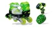 Комплект роликов с защитой Happy колеса PU светящиеся. Green (размер 27-30) (2012866791) - изображение 1