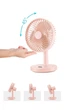Вентилятор Jile Desktop small fan 01 White (1146682) - изображение 4