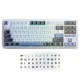 Механічна клавіатура Aula F87 PRO, 87 клавіш, Hot-Swap, RGB підсвітка, Bluetooth 5.0 + 2.4 ГГц + Type-C, для ПК, Mac, Android, iOS, чорна/біла - зображення 1