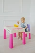 Комплект детский стол со стульчиком POPPET Колор Пинк 5 в 1 + подушка на стул и набор фломастеров (PP-002P-G) - изображение 11