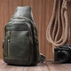 Стильная слинг сумка для женщин из экокожи Vintage 22745 Зеленый - изображение 9