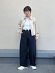 Куртка демисезонная короткая женская Uniqlo 731297308 2XL Светло-бежевая ( 1159839842) - изображение 10