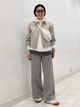 Куртка демисезонная короткая женская Uniqlo 731297308 2XL Светло-бежевая ( 1159839842) - изображение 11