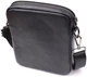 Чоловіча шкіряна сумка через плече Vintage чорна компактний мессенджер crossbody 51519 - зображення 11