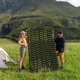 Матрац надувний туристичний Naturehike нейлон 200х60х6,5 см синій (678016) - зображення 7