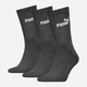 Набор женских носков высоких хлопковых Puma Elements Unisex Crew Sock 3P 94711003 35-38 3 пары Dark Grey Melange (8720245957977) - изображение 1