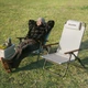 Крісло складане з регульованим нахилом Naturehike CNK2550JJ012, вуглецева сталь, бежевий - зображення 4