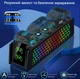 Зарядна станція Dualsense PS5 Dobe TP5-3571 з RGB підсвіткою. Зарядка для джойстика PS5. Док Станція DualSense Black - изображение 5