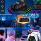 Зарядна станція Dualsense PS5 Dobe TP5-3571 з RGB підсвіткою. Зарядка для джойстика PS5. Док Станція DualSense Black - изображение 6
