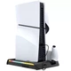 Док-станция подставка для консоли и геймпадов для PS5 Slim Disc&Digital Edition iPega PG-P5S006 Black - изображение 3
