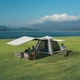 Палатка четырехместная автоматическая надувная с тентом Naturehike Ango CNK2550WS017, коричневый - изображение 2