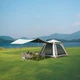 Палатка четырехместная автоматическая надувная с тентом Naturehike Ango CNK2550WS017, коричневый - изображение 3