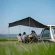 Палатка четырехместная автоматическая надувная с тентом Naturehike Ango CNK2550WS017, коричневый - изображение 8