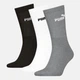 Носки женские высокие хлопковые Puma Elements Unisex Crew So 94711009 35-38 Grey/White/Black (8720245958417) - изображение 1