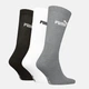 Носки женские высокие хлопковые Puma Elements Unisex Crew So 94711009 35-38 Grey/White/Black (8720245958417) - изображение 2