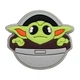 Джибитсы для кроксов 0937 «Звездные войны / Star wars: Грогу (Беби Йода) - 4» 1 шт. - изображение 1