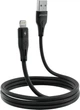 Кабель Proove Soft Silicone USB to Lightning 2.4A 2 м Black (636180001) - изображение 1