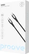 Кабель Proove WireX Type-C to Type-C 60W 1 м Black (636150001) - изображение 2
