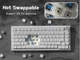 Механічна ігрова клавіатура Ajazz AK820 White - изображение 4