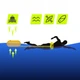 Буй для плавання TSUNAMI Basic надувний Yellow (P-5907739316806) - зображення 4
