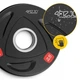 Диск олімпійський 4FIZJO 2 x 2.5 кг 51 мм металевий, прогумований Black (P-5905973401265) - зображення 4