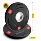 Диск олімпійський 4FIZJO 2 x 2.5 кг 51 мм металевий, прогумований Black (P-5905973401265) - зображення 7
