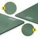 Коврик (мат) спортивный 4FIZJO NBR 180 x 60 x 1.5 см для йоги и фитнеса Navy Green (P-5905973406727) - изображение 3