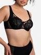Бюстгальтер с косточками кружевной Glora GL Full Cup 161523 85I Черный (4753116160965) - изображение 1