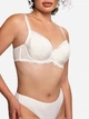 Бюстгальтер с косточками кружевной Glora GL Semi Soft 130523 85C Молоко (4753113060794) - изображение 4