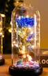 Оригінальний подарунок Троянда в скляній колбі з LED-підсвіткою Rose of Love - зображення 1