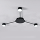 Люстра RAY SLIM 3xGX53 BLACK черная Luminaria (потолочный светильник под 3 сменные LED лампы GX53) Ø670x55мм - изображение 4