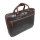 Мужская сумка-портфель для ноутбука Ashwood K46 Brown (Темно-коричневый) - изображение 3