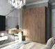 Шафа розпашна з антресоллю Doros Лукас 160х50х240 см Канноло (DRS-011881) - зображення 3
