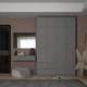 Комплект меблів Doros Левія + дзеркало Графіт 100х32х100 (DRS-011842) - зображення 5