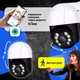 Камера видеонаблюдения Wi-Fi уличная беспроводная 2MP, внешняя поворотная IP-камера видеонаблюдения с ночным видением, 4-кратным зумом, датчиком движения и управлением через приложение Icsee Черно-белая A8B-4MP-D1-Black/Whitе - изображение 2