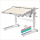 Дитячий стіл Mealux Ergowood L Multicolor TG Energy (BD-810 TG/MC Energy) - зображення 1