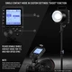 Студийная вспышка на штатив NEEWER Q4 400W 2.4G TTL Flash с аккумулятором и квадратной сумкой 5600К, CRI 95+ - изображение 2