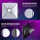 Комплект студийного света NEEWER NK800 RGB с APP управлением (2*софтбокса 60*60см, 2*лампы RGB 24Вт, 2*стойки 210см) - изображение 5
