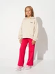 Подростковое худи для девочки Coccodrillo Everyday Girl A WC5132301VGA-002 140 см Бежевое (5904986487907) - изображение 3