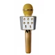 Микрофон караоке динамический Bluetooth WSTER WS-1688 Gold/Золотой с FM радио и записью на флешку - изображение 9