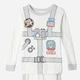 Дитяча піжама для хлопчика GAP 26957453 80 см Біла (1159832449) - зображення 3