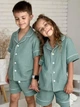 Детские пижамные шорты VIVA от COSY 140-146 см, эвкалипт VIMUЕ5200 - изображение 3